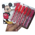 Pack Of 6 Matte Moisturizing Waterproof Long Lasting lip gloss Set Matte Nude Redish Shades Lipglosses Lipsticks. 
