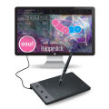 HUION Inspiroy H420 Graphic Drawing Tablets 4 × 2.23", Ideal for OSU!!!, 3 Press Keys. 