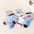【HOT】 5Pairs Baby Socks Newborn Baby Boy Cute Short Sock 0-1-3-8Y Kids Cotton Toddler Cartoon Soft Children's Sports Socks For Girls. 