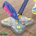 Twist n Squeeze Triangle Shape Extendable Microfiber Mop For Floor | Adjustable Triangular Cleaning Mop Twisting 360° Rotating. 