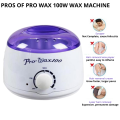 Round Wax Pot Hand Care Beauty Barnacle Wax machine High Power Quick Melt-500ml. 