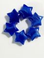 Pack of 40gms Beads, Marble Star Acrylic Plastic Beads For Jewelry Making, Dresses And Crafting Accessories.. 