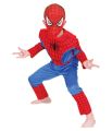 Pack of 2 Costumes Spiderman & Batman for Kids 2 Year to 10 Years. 