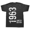 Novelty 60th Birthday 60 Years Retro Vintage 1963 T Shirts Graphic Cotton Streetwear Short Sleeve Birthday Gifts Summer T-shirt. 