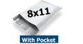 Packing Flayers, Bundle of 20 High Quality courier flyer bags with address pocket , size 8 x 11 Inches. 
