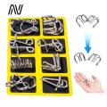 Nebula Supreme Puzzle Ring Kit Mind Logic Iq Test Metal Puzzle Ring Game Set for Kids Adults Educational Brain Toy Gift for Boys Girls Brain Metal Puzzle Ring. 