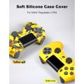 Soft Silicone Gel Rubber Case Cover For SONY Playstation 4 PS4 Controller Protection Case For PS4 Pro Slim Gamepad. 