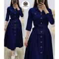 Stylish Pocket Long Frock for Women/Readymade Frock/Ready to Wear. 