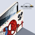 For Infinix Note 30 4G 5G Phone Case Cartoon Spper Hero Spiderman Side Design Back Cover Liquid Soft Square Silicone Case. 