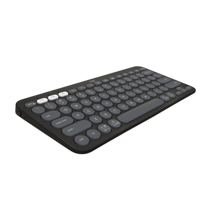 Logitech K380s Pebble Keys 2 Bluetooth Wireless Keyboard-Graphite