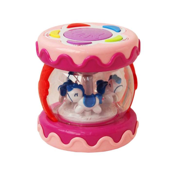 Huanger Toy Musical Instrument Baby Rattle English Drum