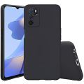 Oppo A16 MATTE BLACK SOFT SILICON FLEXIBLE TPU CASE SLIM  BACK COVER. 