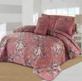 Latest Attractive Design 7PC Printed SaloniKa Cotton Comforter Set for Double Bed - Summer Collection, Best Quality, Multi Colors. 