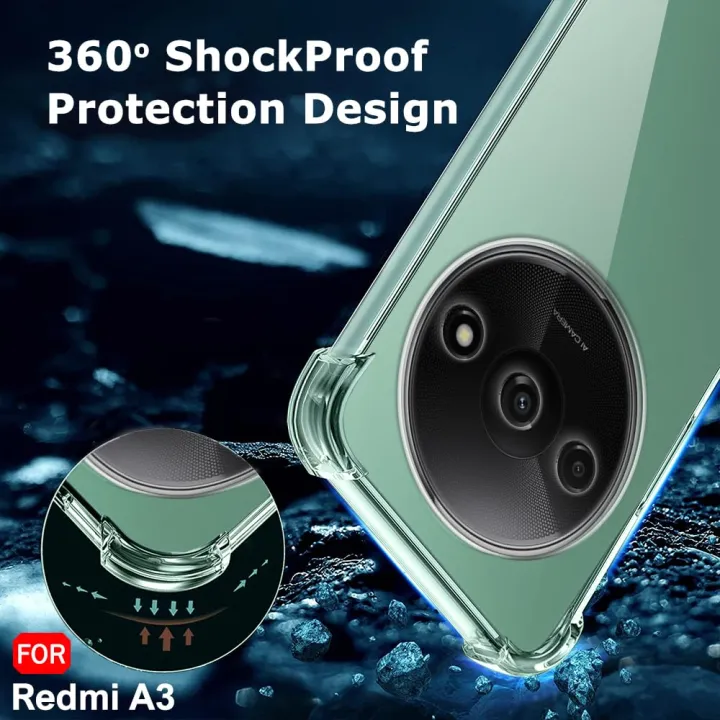 Xiaomi%20Redmi%20A3%20/%20Xiaomi%20Poco%20C61%20/%20Xiaomi%20Redmi%20A3x%20Anti-shock%20Clear%20Acrylic%20Hybrid%20TPU%20Phone%20Case%20Cover%20(Transparent)%20-%20Image%205