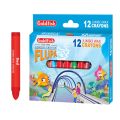 Goldfish 12 Jumbo Wax Crayons, Crayons Colours, Best Crayons Colours Set, Flupa Crayons Colour Box, Non Toxic Jumbo Crayons. 