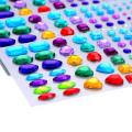 Self-adhesive Rhinestone Sticker Bling Craft Jewels Crystal Gem Stickers, Assorted Size, 5 Sheets (Multicolor 3). 