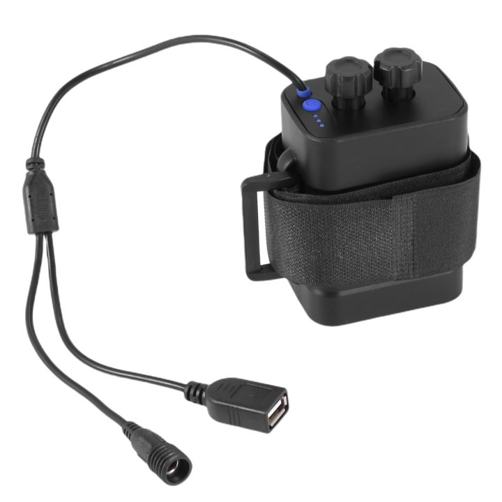 DIY 6X 18650 Battery Case Cover with 12V DC and USB Supply for LED