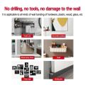60g All-purpose No More Need Nail Glue  Multi-Purpose Nail-Free Glue  Quick-Drying Waterproof Invisible Strong Adhesive Sealant Glue  Kitchen Bathroom Hanging Rack Fixed Glue for Plastic Glass Metal Ceramic. 