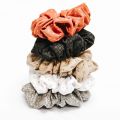 Random Scrunchies Pony Hair Ties Stylish Scrunchies For Girls High Quality Hair Accessories Mix Pack Of 5. 