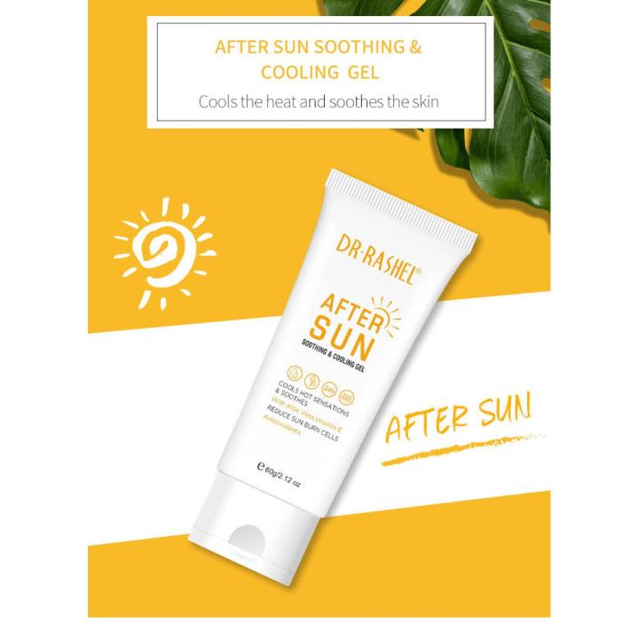 DR.RASHEL%20After%20Sun%20Soothing%20and%20Cooling%20Gel%20Enriched%20with%20Aloe%20Vera%20Vitamin%20E%2060g%20DRL-1653%20-%20Image%202