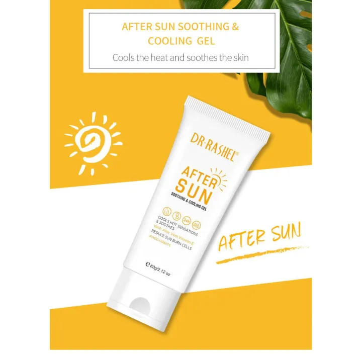 DR.RASHEL%20After%20Sun%20Soothing%20and%20Cooling%20Gel%20Enriched%20with%20Aloe%20Vera%20Vitamin%20E%2060g%20DRL-1653%20-%20Image%202