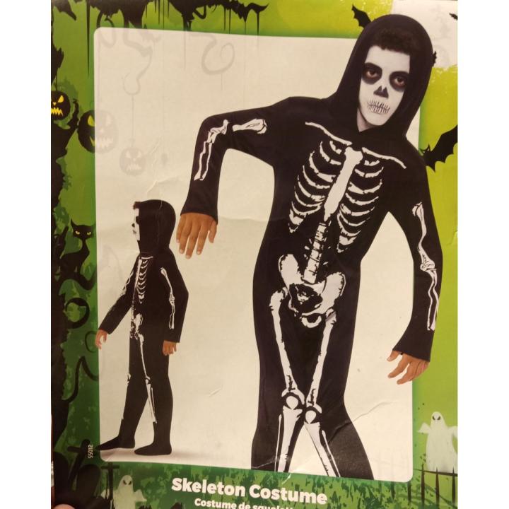 Skeleton costume, we have all kind of costumes like princess costumes animal costume fruit's costumes doctor costume Dracula cape skeleton costume chef costumes pilot costume police costumes army costumes king costumes fire fighter costume hulk costume