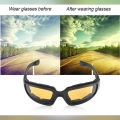 Windproof Dust proof Glasses bike Sunglasses Day Night Vision Polarizing glasses for Bike. 