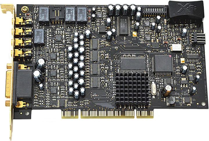 Creative Sound Blaster X-Fi Elite Pro SB0550 7.1 Channel PCI Game Sound Card SB0550 Almighty Gaming Sound Card, Creative Sound Blaster X-Fi Elite Pro 7.1 Channels 24-bit 192KHz PCI Interface Sound Card SB0550 ( Branded Used )