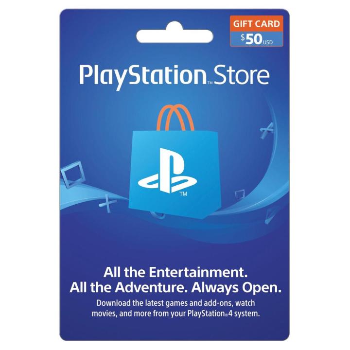 PlayStation $50 PSN Card (PS Vita/PS3/PS4/PS5) – US