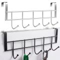 Stainless Steel 5-Hook Kitchen Cabinet Door Hook Bathroom Organizer Hanger Hooks Towel Hat Coat Clothes Cabinet Draw Door hook. 
