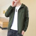 jaket BIG SALE Ready Stock jaket lelaki Men's Good Quality Waterproof Jacket Collar Casual Fashion Fit Bomber Jacket. 