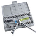 Aiwa 40 Piece Toolkit Tool kit Combination Socket Ratchet Wrench Set Tool Kit Toolkit Goti Set Ring Spanner Pana Set Screw Driver Bit Set Hand Toolkit Tools Kit Car Bike Cycle Repairing Hand Tool kit Toolkit Set Screwdriver Toolkit Drill Machine. 
