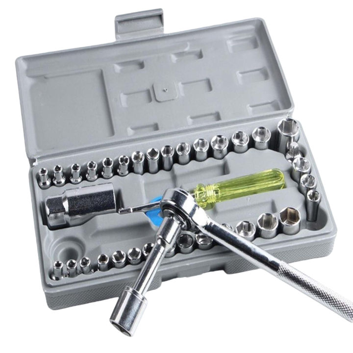Aiwa%2040%20Piece%20Toolkit%20Tool%20kit%20Combination%20Socket%20Ratchet%20Wrench%20Set%20Tool%20Kit%20Toolkit%20Goti%20Set%20Ring%20Spanner%20Pana%20Set%20Screw%20Driver%20Bit%20Set%20Hand%20Toolkit%20Tools%20Kit%20Car%20Bike%20Cycle%20Repairing%20Hand%20Tool%20kit%20Toolkit%20Set%20Screwdriver%20Toolkit%20Drill%20Machine%20-%20Image%206