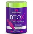 Natureza Cosmeticos Keratin Botox Cenoura Roxa Blond Platinum Straightening Hair Mask Treatment For Hair 1kg. 