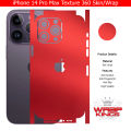iPhone 14 Pro Max Skin/Wrap 360 Protection Sheet/ Carbon fiber/ Matte/ Transparent/ Lamination Back And Sides Included Camera Skin. 