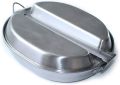 STAINLESS STEEL LUNCH BOX / MESS KIT - Made in USA - Used Container Item. 