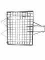 Fish Grill Bar B Q Stainless Steel Hand Grill Small Chicken Grill Steel Wire With Wooden Handle. 