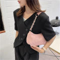 1 piece Solid Color Corduroy Shoulder Bag for Women totes bags Corduroy Small Korean version of literary cloth bag Trendy Korean women's shoulder bag for Minimalist casual velvet shoulder bag for. 