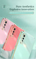 For Vivo S1 Back Cover Shiny Plating Square Bumper Soft Silicone Shockproof Protective Case. 
