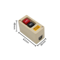 TBSP-315 TBSP-330 3 Phase 2.2KW 15A  3.7KW 30A Plastic Power Push Button Pushbutton Control on-off Switch Panel. 