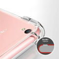 Oppo A37 Soft Silicone Back Cover TPU Transparent Case With Camera Protection. 