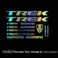 Reflective Color TREK Bike Stickers For Frame Decor MTB Cycling Decoration Trek Road Bicycle Vinyl Sticker Decal. 