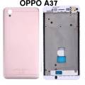 OPPO A37 Metal Housing Full Body Casing Replacement Parts Case With Side Volume Buttons Middle Frame Plate And Back Frame. 