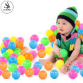 Play House Tent + 100 Soft Plastic Tent Balls Set For Kids - Tent Size Approx. 110cm and Each Ball Size 5.5cm - Assorted Color. 