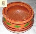 Clay Handi (Mitti Ki Handi) Glazed for Cooking| Clay Crockery Pots | Earthen Crockery Pots | Terracotta Crockery Pots. 
