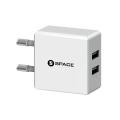 Space Dual USB Port Wall Charger for Iphone - WC102. 