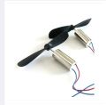 1 piece / 1 pair Micro 3V to 9V DC Coreless Motor for Helicopter/Drone with Propeller (Includes 1 motor and 1 propeller). 