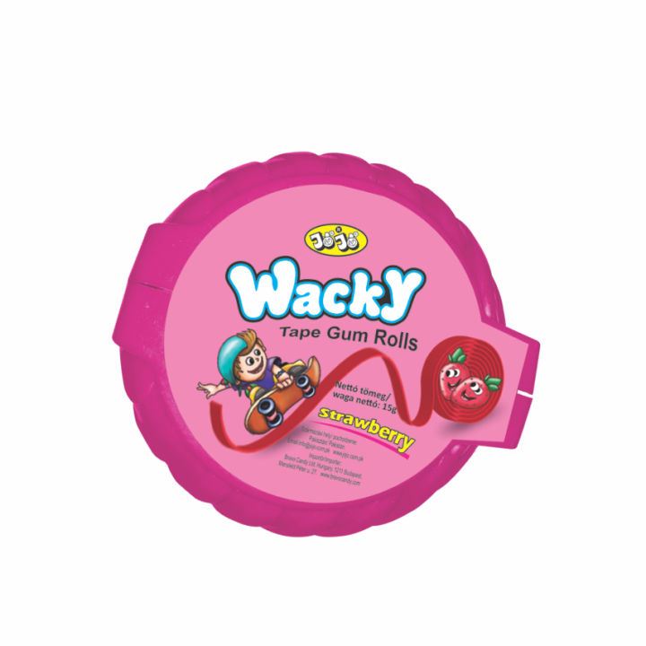 JoJo Wacky Tape Gum 15g Strawberry Daraz.pk