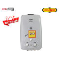 Super Asia Instant Water Heater GH 106 Capacity 6 Liters best heating efficiency and long life time Natural Gas Geyser. 