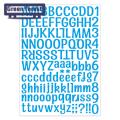 Green forest Letter Stickers Strong Stickiness Mailbox Numbers Labels Alphabet Stickers. 